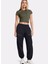 1386481-001 Ua Unstoppable Cargo Pa Lastikli Bel Loose Fit Siyah Kadın Eşofman Altı 3