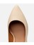 01AYH304150A310 KADIN Deri Bej Esnek Tabanlı Stiletto 4
