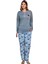 Limissi Viskon Alt Desenli Pijama Takımı 2