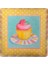 Decotown Duvar Panosu 40*40 Cup Cake Muffin Motifli Duvar Süsü 1
