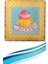 Decotown Duvar Panosu 40*40 Cup Cake Muffin Motifli Duvar Süsü 2