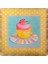 Decotown Duvar Panosu 40*40 Cup Cake Muffin Motifli Duvar Süsü 4