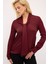 Bağlama Detaylı Bluz Bordo 115L9174000 4