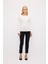 Fitilli Basic Triko Kazak Beyaz 13943867000 3
