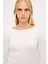 Fitilli Basic Triko Kazak Beyaz 13943867000 4