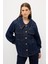 Dikiş Detaylı Denim Ceket Lacivert 11944428000 1