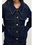 Dikiş Detaylı Denim Ceket Lacivert 11944428000 5