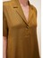 V Yaka Elbise Olive 124L8378001 3