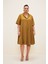 V Yaka Elbise Olive 124L8378001 5