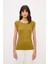 Kayık Yaka Kolsuz Bluz Olive 11544041000 1