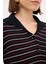 Moda Tutkusu Çizgili Triko Kazak 2