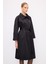 Mert Aslan Kuşaklı Saten Trenchcoat 5