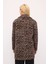 Leopar Desenli Yün Karışımlı Kaban Leopar Kahve 136L9094000 5