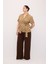 Desenli Bluz pudra 115L7820008 5