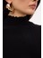 Fitil Detaylı Triko Bluz Siyah 115L9167000 2