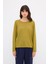 Bisiklet Yaka Yün Triko Kazak Olive 13943162001 1