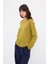 Bisiklet Yaka Yün Triko Kazak Olive 13943162001 5