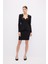 Kalp Yaka Blazer Ceket Siyah 11944617001 3