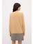 Bisiklet Yaka Kaşmir Karışımlı Triko Kazak Camel 13943225001 4