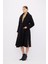 Şal Yaka Kaban Siyah 13644227000 5