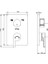 İcon Ankastre Banyo Bataryası 2 Parça Set (102167201HKDE+102166201) 3