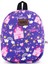 Wia Eğlenceli Baskı Tek Bölmeli Kreş Çanta Mor 1