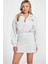 Kadın Nigella Full Fermuarlı Sweatshirt - Gri 1