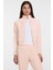 Kadın Gj Tricot Track Fermuarlı Sweatshirt - Pudra Pembe 3