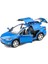 1:32 Tesla Modeli x Suv Oyuncak Araba Modeli Diecast Alaşım Metal Minyatür Ses ve Işık Geri Çekin Yüksek Simülasyon Metal Model Araba (Yurt Dışından) 3