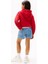 Kız Çocuk Th Sequin Bayrak Kapüşonlu Sweatshirt - Kırmızı 3