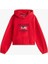 Kız Çocuk Th Sequin Bayrak Kapüşonlu Sweatshirt - Kırmızı 5