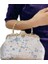 Cheongsam Hanfu Çapraz Askılı Çanta, Jakarlı, Bronz Erik Çiçeği Begonya El Yapımı Çanta (Yurt Dışından) 1