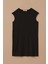 Kadın Kolsuz Basic T-Shirt - Siyah 1