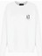 Kadın Bisiklet Yaka Sweatshirt - Beyaz 4