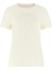 Kadın Rhinstones Ss T-Shirt - Krem 1