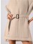 Kapitone Vest Bej 5