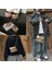 Leopar Baskı Çocuk Karikatür Kedi Zincir Çanta Taşınabilir Crossbody Çanta Oyuncak Bebek Çanta (Yurt Dışından) 4