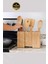 Luxury Bambu Genişleyebilir Bambu Kaşıklık & Kaşıklık & Katlanır Mutfak Bambu Kaşıklık & 2 - 4 Bölme 1 Adet 4