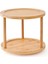 Luxury Mien Bambu 2 Katlı Döner Baharat Standı- Beyaz / Bambu - 34,5X20,5 cm 1 Adet 2