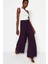 Mürdüm Palazzo/extra Geniş Paça Pileli Dokuma Pantolon TWOSS23PL00352 3