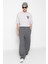 Gri Wide Leg Kumaş Pantolon TMNSS23PL00039 2