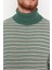 Mint Oversize Fit Balıkçı Yaka Çizgili Triko Kazak TMNAW23KZ00199 3