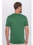 Unisex Slim Fit Dar Kesim %100 Pamuk Yumuşak Dokulu Yeşil Bisiklet Yaka Tişört 5
