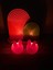 Turuncu Tavşan Şeklinde 2 Adet Tealight Mumluk – Dekoratif ve Şık Parlaklık 4
