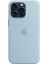 iPhone 15 Pro Max Için Magsafe Özellikli Silikon Kılıf - Açık Mavi MWNR3ZM/A ​​​​​​​ 4
