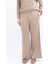 Vizon-Büyük Beden Beli Lastikli Likralı Geniş Paça Pantolon 4