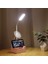 Öğrenci USB Şarj Yatak Odası Dokunmatik LED Masa Lambası Pembe (Yurt Dışından) 2
