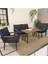 Hayal Serisi Balkon, Bahçe, Cafe - Metal Kanepe Koltuk Takımı - 2+1+1 70 x 110 cm Masalı - Lacivert 1