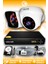 2 Kameralı Kare 1 İç Kamera Set 100 GB HDD Full Hd Gece Görüşlü Güvenlik Kamerası Sistemi 1