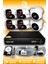 6 Kameralı Panda 2 İç Kamera Set 1 Tb HDD Full Hd Gece Görüşlü Güvenlik Kamerası Sistemi 1